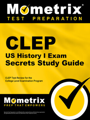 cover image of CLEP US History I Exam Secrets Study Guide